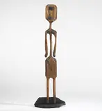 Roger Selchow, untitled (Figure), c. 1960, carved and stained wood