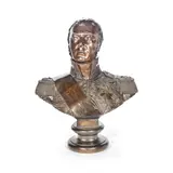 Jacques-Auguste Dieudonné, bronze portrait bust of Alexander Macdonald, Duke of Tarente, bronze