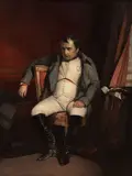 Paul Delaroche, NAPOLEON ABDIQUANT A FONTAINEBLEAU, oil on canvas