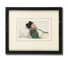 Chinese School, A group of four works related to St. Helena, watercolour on pith paper, the largest