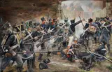 Chris Collingwood, Force the Gates, oil on canvas