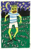 Robert Combas, Ohne Titel, 1980, Acryl über Bleistift auf Leinwand (nicht aufgespannt)