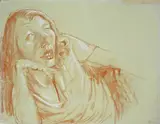 Otto Dix, Liegende (Frau Carlowitz)