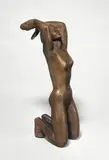Georg Kolbe, Kniende II, 1923, Bronze mit rotbrauner Patina. Höhe: 29,2 cm (11 ½ in.)