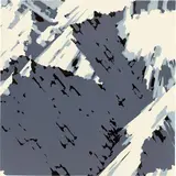 Gerhard Richter, Schweizer Alpen I (B3), 1969, Farbserigrafie auf festem Papier