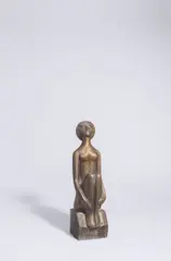 Emy Roeder, In der Sonne, 1956, Bronze mit goldbrauner Patina