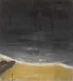 Norbert Schwontkowski, ABEND AM MEER, 2007, Öl auf Leinwand
