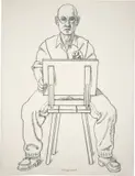 Konrad Klapheck, Selbstbildnis