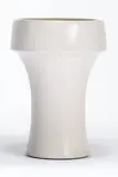 Marilyn Kay Austin, Tall planter, c. 1965, White glaze