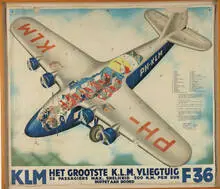 Klm, Travel Posters (3), c. 1938