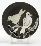 Two Birds No. 95 plate by Pablo Picasso, 1963, sold Jun 2009
