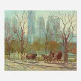 Laurence Campbell, Untitled (Central Park), 1986, oil on canvas