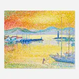 Yvonne Canu, St. Tropez (le Rayon Vert), oil on canvas
