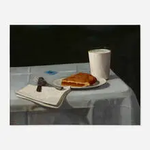 Apple Pie Order by W.S. Reynolds, oil on canvas, sold Jun 2020