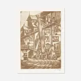 Dox Thrash, Coal Breaker or Breaker, carborundum mezzotint and etching