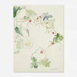 Françoise Gilot, Untitled (flowering vine with berries)
