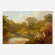 William Thompson Russell Smith, Pennypack, 1891, oil on canvas