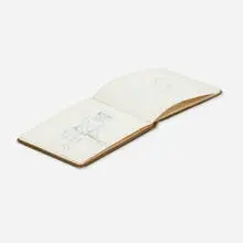 Sketchbook (from London) by Franz Kline, clothbound book, sold Jun 2020