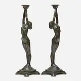 Grace Helen Talbot, Untitled (pair), 1922, bronze