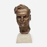 Jacob Epstein, Yehudi Menuhin as a Young Man, bronze on marble base