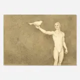 John Lear, White Symbol, 1982, graphite on paper