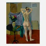 Nicolai Cikovsky, Nude with Green Screen