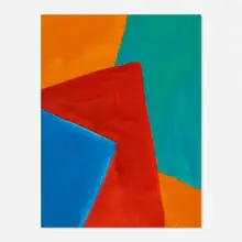 Lloyd Raymond Ney, Untitled, 1962, gouache and graphite on paper