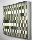 Gianfranco Fini, Programma wall lamp, c. 1970, stainless steel, acrylic