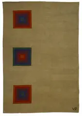 Verner Panton, rug, c. 1969, machine woven wool