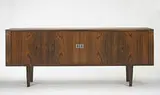 Hans J. Wegner, sideboard, c. 1960, rosewood, aluminum