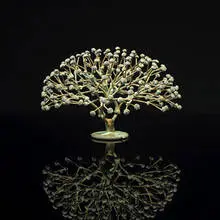 untitled (Bush Form) by Harry Bertoia, c. 1965, copper with applied patina, sold Oct 2006