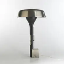 Arredoluce, table lamp, c. 1968, enameled steel, stainless steel