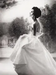 Lillian Bassman, Anne St. Marie, "Harper's Bazaar", 1959, Gelatin silver print, possibly unique in this orientation