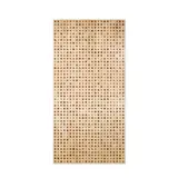 Sam Ekwurtzel, live and dead knots November 2014, 2014, engineered wood panel and eastern white pine knots
