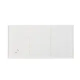 Stephen Sollins, Site, 2001, correction fluid on three uncut printed catalog proof sheets