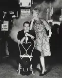 William Helburn, Paul Newman and Joanne Woodward, Times Square, NY, 1960, Archival pigment print
