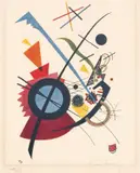 Violett by Wassily Kandinsky, 1923, Farblithographie auf Velin, sold Nov 2011