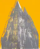 Andy Warhol, Cologne Cathedral, 1985, Farbserigraphie mit Diamantstaub auf leichtem Karton