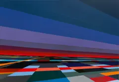 Torben Giehler, badredandblue, 2002, Acryl auf Leinwand