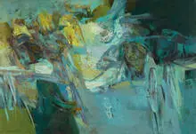 John Teyral, Untitled, 1962, Oil on canvas