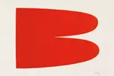Red Orange by Ellsworth Kelly, 1964-65, Color lithograph, sold Jun 2009