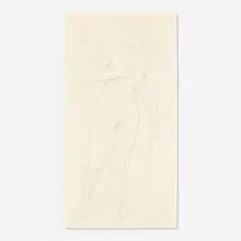 William McGregor Paxton, Standing Nude, 1927, graphite on paper