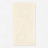 William McGregor Paxton, Standing Nude, 1927, graphite on paper