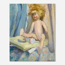 Harry Leith-Ross, Lilith, oil on board