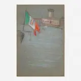Arthur Beecher Carles, Venetian Scene (#18 from sketchbook)