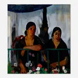 Martha Walter, Two Women on a Balcony
