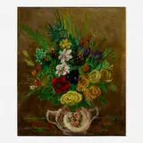 Gus Mager, Untitled (still life), oil on canvas
