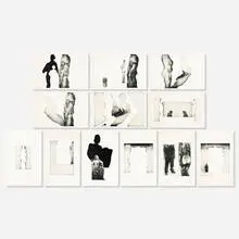 Michael Mazur, The Artist and Model portfolio, 1968, twelve etchings