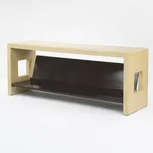 Paul Frankl, console, c. 1945, lacquered cork, mahogany