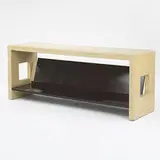 Paul Frankl, console, c. 1945, lacquered cork, mahogany